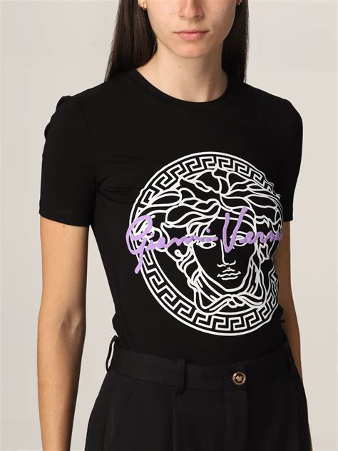 versace t-shirt women's amazon|versace t shirt women's sale.